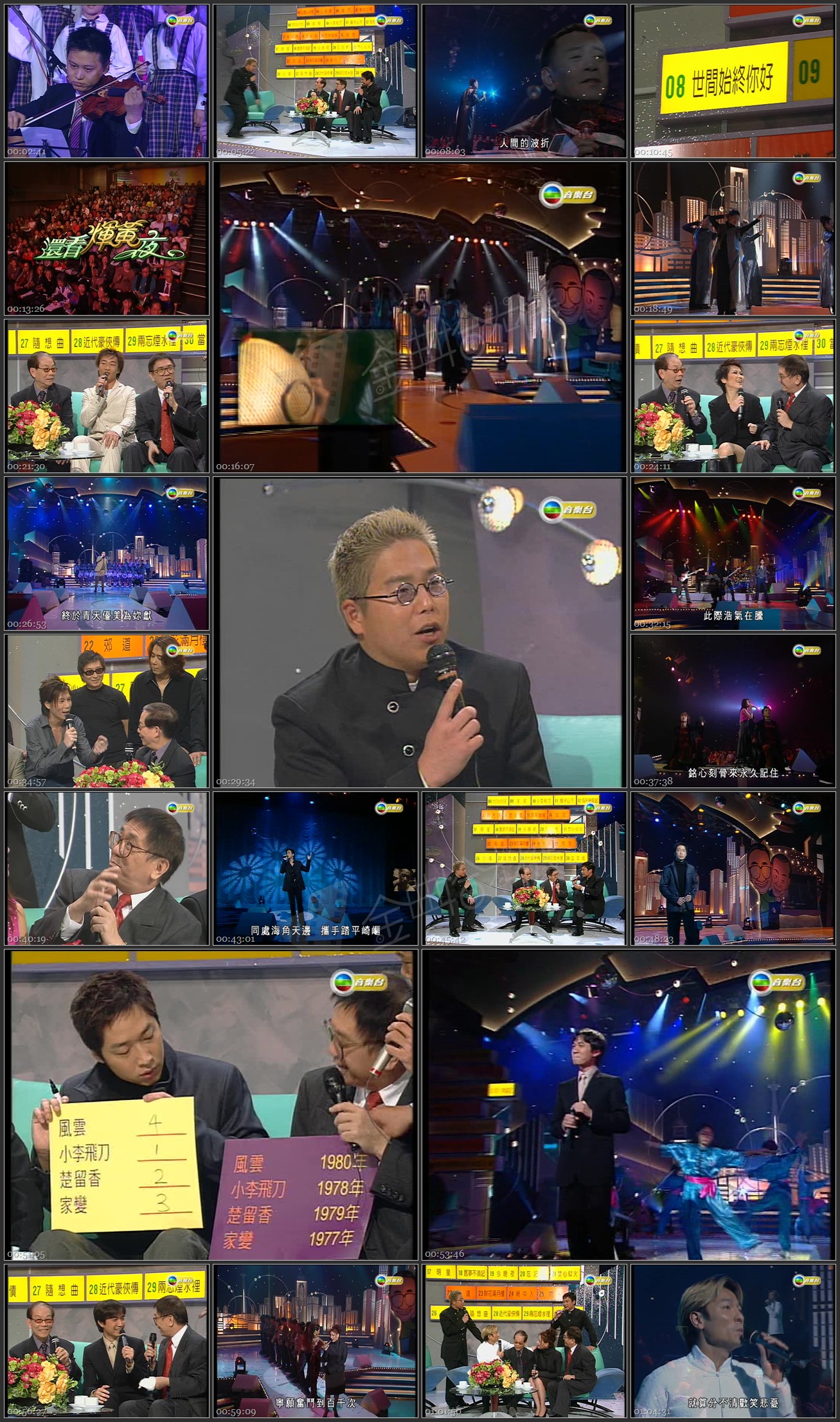 图片[1]-1999 还看辉黄夜 [576p/TS/1.89G] [TVB音乐台]-金曲拾光机 - MusiCore@乐影带