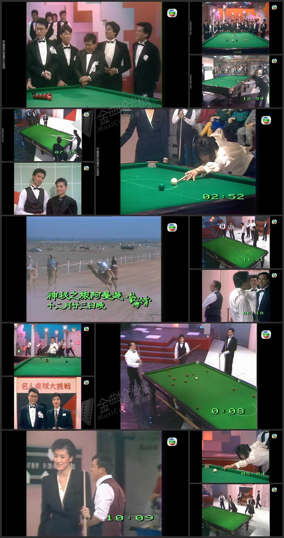 图片[1]-欢乐今宵’85 – 名人桌球大挑战 [1080P/TS源码/5.88G]-金曲拾光机 - MusiCore@乐影带
