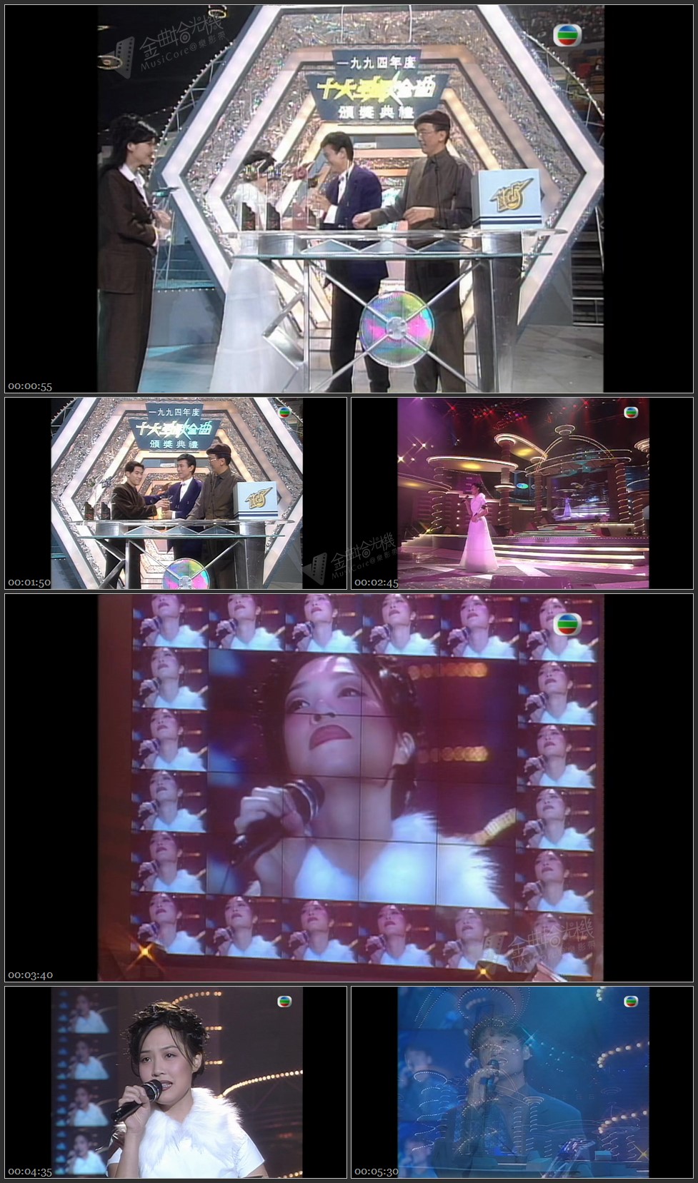 图片[1]-新一代杰出表现大奖：男歌手：[金] 周华健／[银] 郑伊健／[铜] 梁汉文／女歌手：[金] 彭羚／[银] 周慧敏／[铜] 郑秀文 [1080P/TS源码/419M]-金曲拾光机 - MusiCore@乐影带