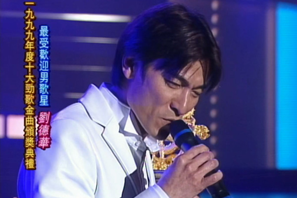 最受欢迎男歌星：刘德华 - 汗