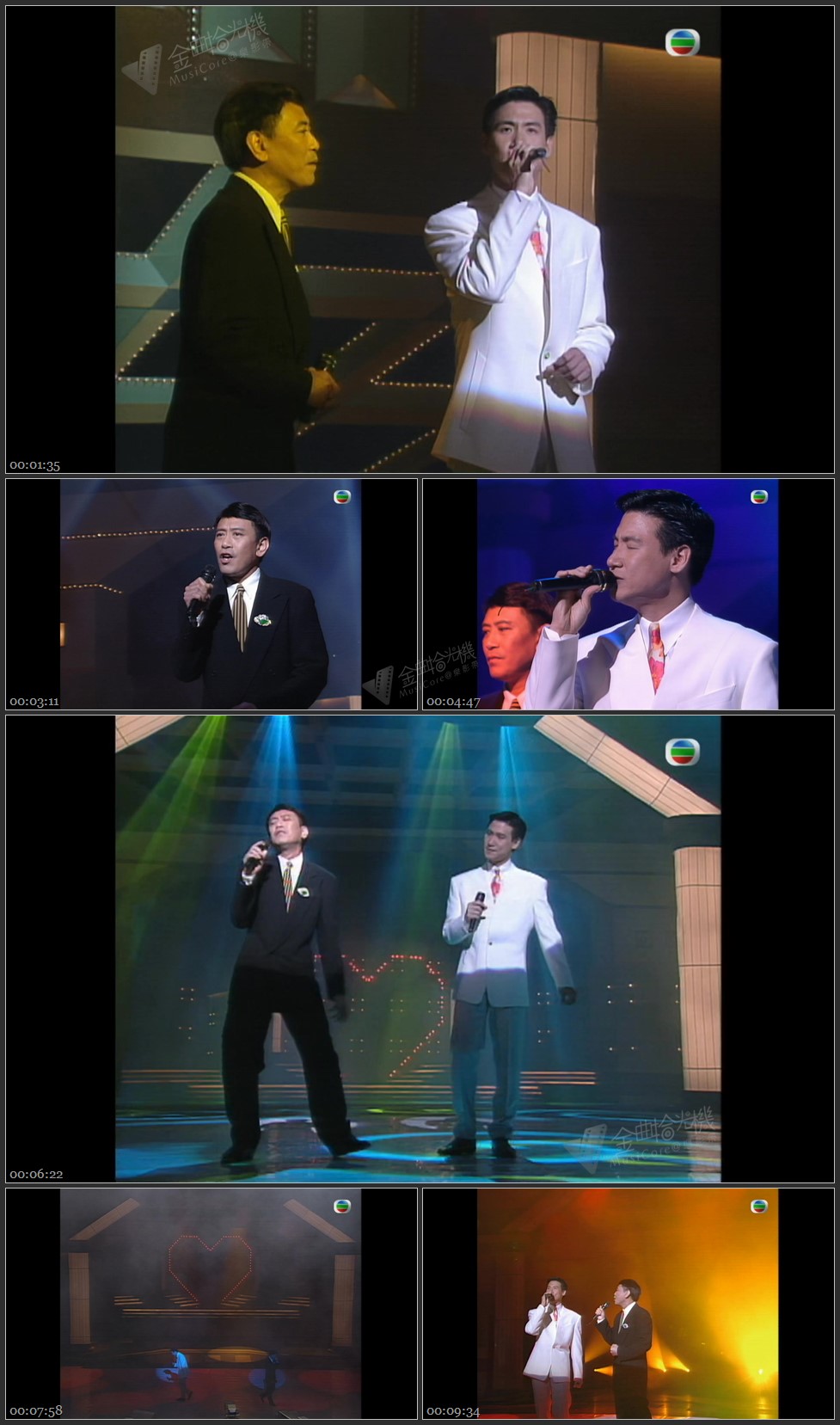 图片[1]-罗文 张学友「歌神天王两代情」- 几许风雨／李香兰／尘缘／暗恋你／同途万里人 [1080P/TS源码/762M]-金曲拾光机 - MusiCore@乐影带