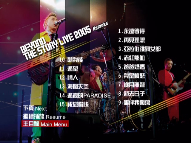 图片[10]-Beyond 2005 The Story Live 告别演唱会 Live+Karaoke版 [DVD原盘/2D9+1D5/5.16G+5.31G+4.3G] [东亚]-金曲拾光机 - MusiCore@乐影带