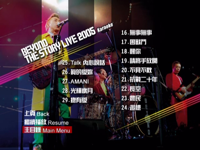 图片[11]-Beyond 2005 The Story Live 告别演唱会 Live+Karaoke版 [DVD原盘/2D9+1D5/5.16G+5.31G+4.3G] [东亚]-金曲拾光机 - MusiCore@乐影带