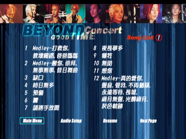 图片[2]-Beyond 1999 世纪末最精彩演唱会实况录像 Karaoke版 [DVD原盘/D9/7.19G] [千勣]-金曲拾光机 - MusiCore@乐影带