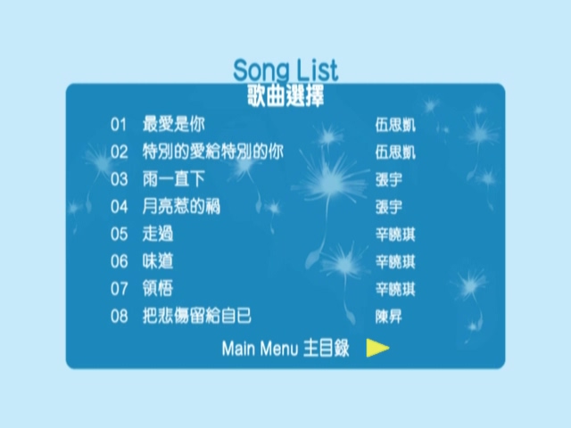 图片[6]-2003 爱情蒲公英演唱会 Live+Karaoke版 [DVD原盘/2D9/5.01G+5.98G] [东亚]-金曲拾光机 - MusiCore@乐影带