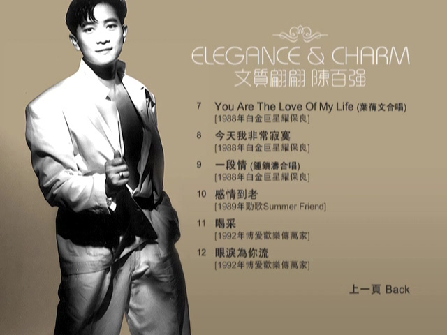 图片[2]-陈百强 ELEGANCE & CHARM 文质翩翩 [12首在TVB的绝赞演出] (早期电视现场) [DVD原盘/D5/2.93G] [环球]-金曲拾光机 - MusiCore@乐影带