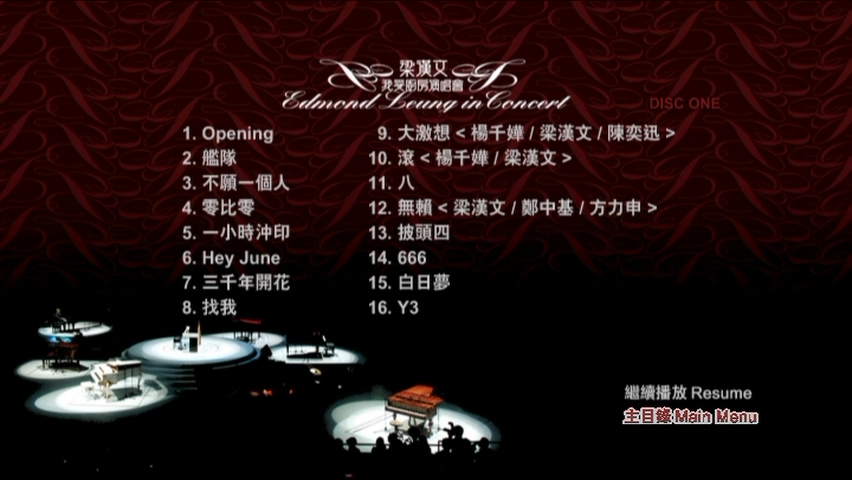 图片[2]-梁汉文 2007 我爱厨房演唱会 [双视角] [DVD原盘/2D9/6.0G+5.7G] [百代]-金曲拾光机 - MusiCore@乐影带