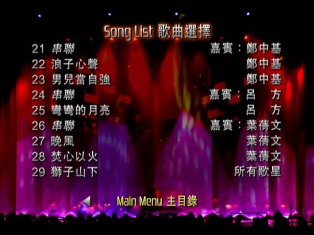 图片[4]-2003 黄霑狮子山下演唱会 Live+Karaoke版 [DVD原盘/D9] [东亚]-金曲拾光机 - MusiCore@乐影带