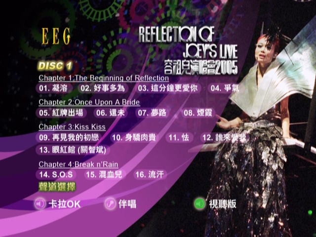 图片[3]-容祖儿 2005 Reflection of Joey’s Live 演唱会 [DVD原盘/2D9+1D5/6.9G+6.28G+3.61G] [英皇]-金曲拾光机 - MusiCore@乐影带