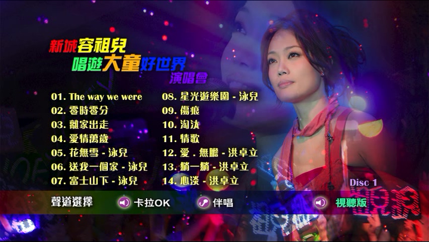 图片[3]-容祖儿 2007 新城容祖儿唱游大童好世界演唱会 Live+Karaoke版 [DVD原盘/2D9/7.19G+5.19G] [英皇]-金曲拾光机 - MusiCore@乐影带