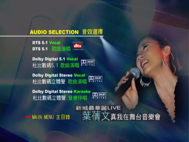 图片[8]-叶倩文 2002 真我在舞台音乐会 [双视角] [DVD原盘/2D5/4.25G+3.52G] [红音乐]-金曲拾光机 - MusiCore@乐影带