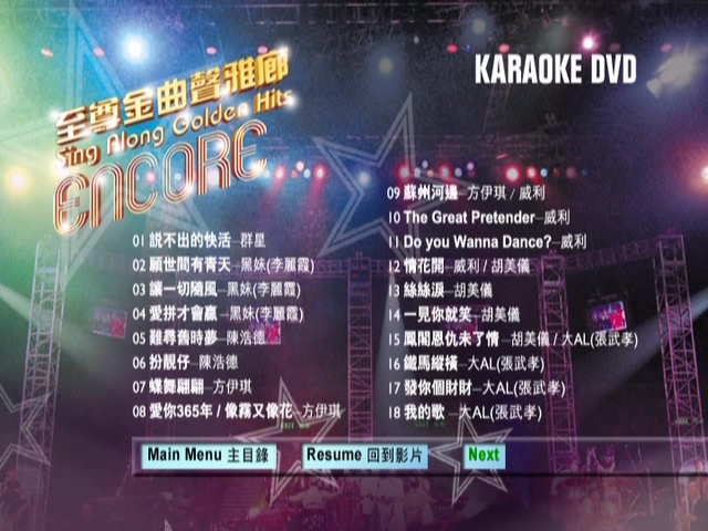 图片[2]-2004 至尊金曲声雅廊Encore演唱会 Live+Karaoke版 [DVD原盘/2D9/7.18G+6.61G] [环星]-金曲拾光机 - MusiCore@乐影带