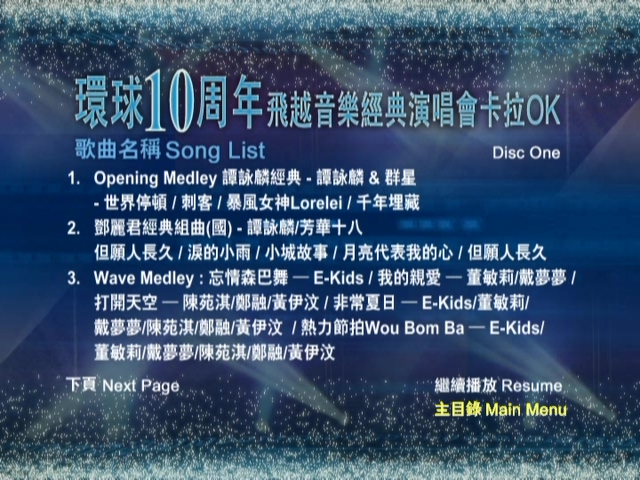 图片[2]-2004 环球10周年 飞越音乐经典演唱会 [双视角] [DVD原盘/3D9/6.35G+7.31G+7.25G] [环球]-金曲拾光机 - MusiCore@乐影带