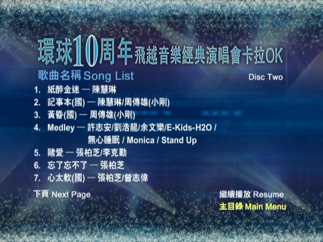 图片[7]-2004 环球10周年 飞越音乐经典演唱会 [双视角] [DVD原盘/3D9/6.35G+7.31G+7.25G] [环球]-金曲拾光机 - MusiCore@乐影带