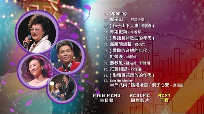 图片[3]-2007 狮子山下金曲情演唱会 Karaoke版 [DVD原盘/D9/7.26G] [环星]-金曲拾光机 - MusiCore@乐影带