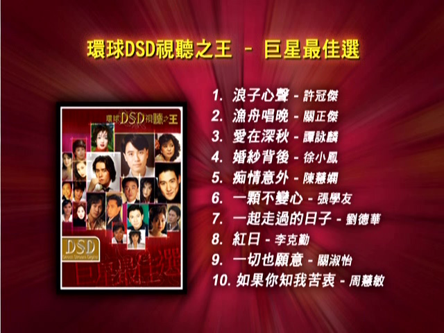 图片[1]-环球DSD视听之王 – 巨星最佳选 [DVD原盘/D5/2.82G] [环球唱片]-金曲拾光机 - MusiCore@乐影带