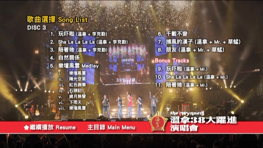 图片[11]-温拿 2010 温拿38大跃进演唱会 [双视角] [DVD原盘/3D9/6.73G+7.4G+7.02G] [环球]-金曲拾光机 - MusiCore@乐影带