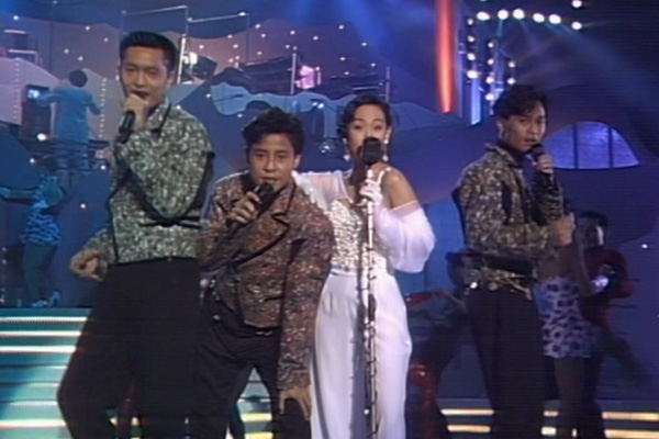 草蜢 林忆莲 - 红唇的吻／给我一个吻